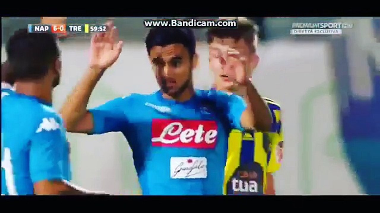 But de Adam Ounas Società Sportiva Calcio Naples
