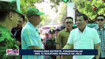 Pangulong Duterte, pinarangalan ang 12 sugatang sundalo sa Jolo