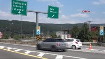 Düzce Bolu Dağı Tüneli Ankara Istikameti Ulaşıma Açıldı