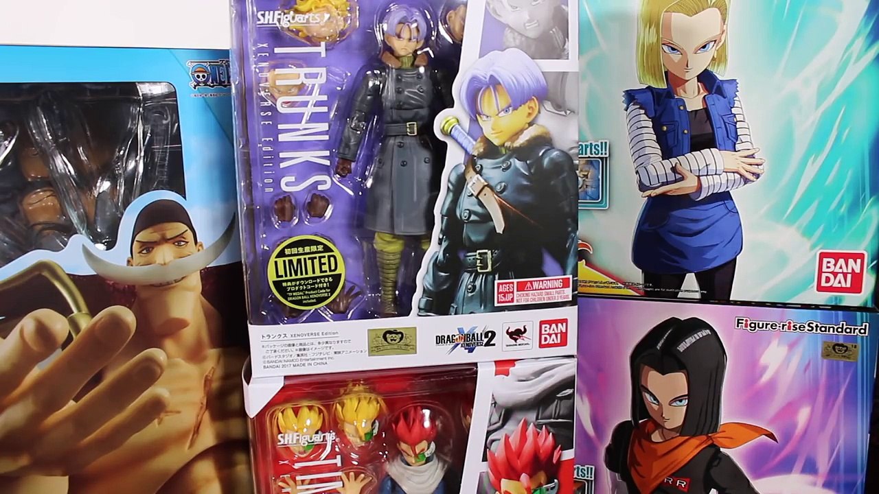 白ひげにトランクスに人造人間17号&18号！高クオリティの商品が勢ぞろい！DORAGON BALL ONE PIECE FIGURE REVIEW