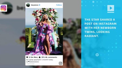 Beyonce shows off slim figure post-pregnancy!