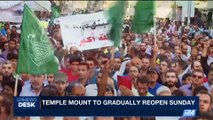 i24NEWS DESK | Abdullah calls on Netanyahu to reopen Temple Mount | Sunday, July 16th 2017