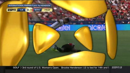 Marcus Rashford scored his 2nd goal -  Los Angeles Galaxy vs Manchester United