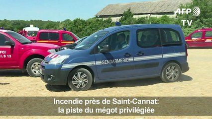 Incendie: la piste du mégot privilégiée à Saint-Cannat