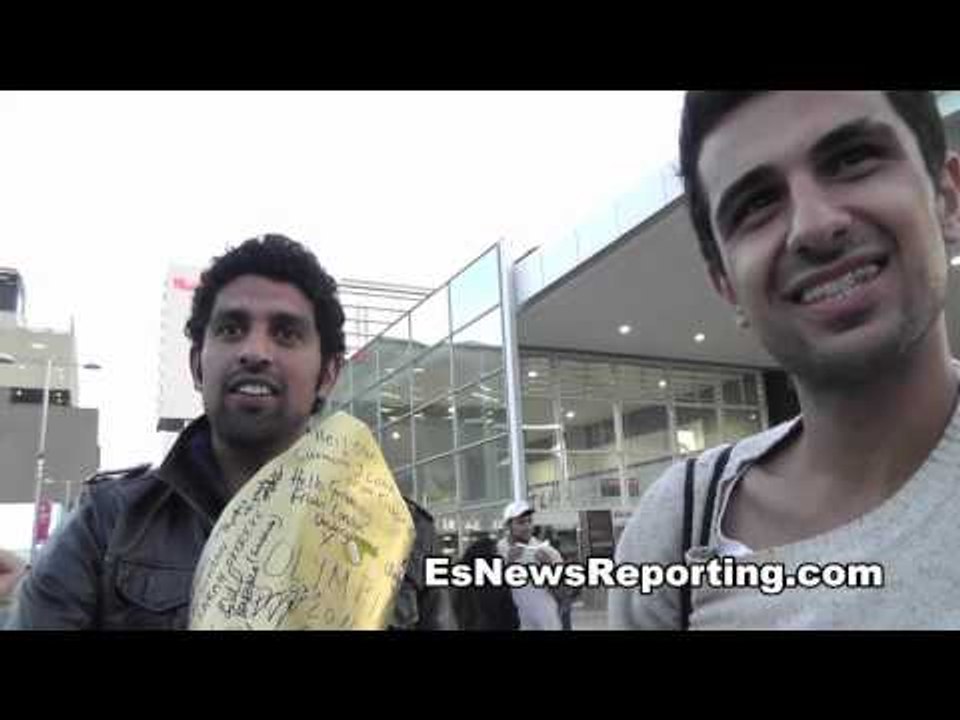 German Fans Sing National Anthem for EsNews invade london