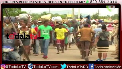 Invasión pacifica de haitianos en el país-Nuria-Video