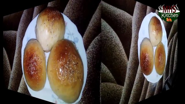 সফট বান রুটি রেসিপি । soft bun recipe like best hamburger buns