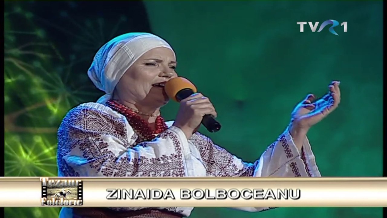 Zinaida Bolboceanu - Cine ştie a cânta - live - Tezaur Folcloric