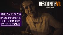 Resident Evil 7 Banned Footage DLC BEDROOM Tape Puzzle Solution (PS4 PRO)