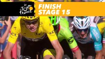 Arrivée des favoris / Finish of the favourites - Étape 15 / Stage 15 - Tour de France 2017