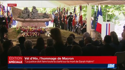 Emmanuel Macron: la justice "doit faire toute la clarté sur la mort de Sarah Halimi"