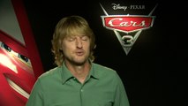 Cars 3: Owen Wilson still gets recognised on the phone