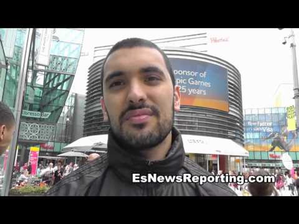 Boxing fan in london talk UK fighters