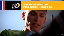 L'interview du maillot vert ŠKODA - Étape 15 - Tour de France 2017