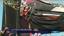 Voile : Thomas Coville bat le record de la traversée de l'Atlantique en solitaire