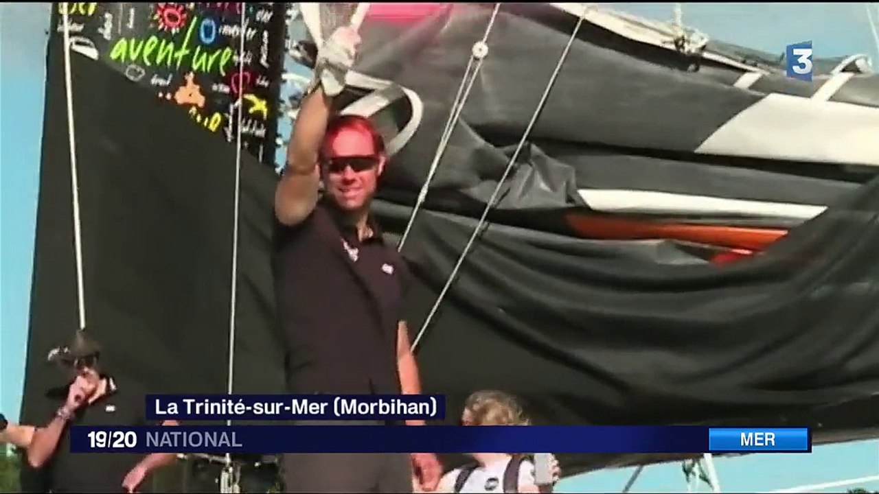 Voile : Thomas Coville bat le record de la traversée de l'Atlantique en solitaire