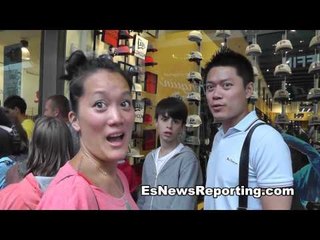 Talking To Fans In The Olympic Park