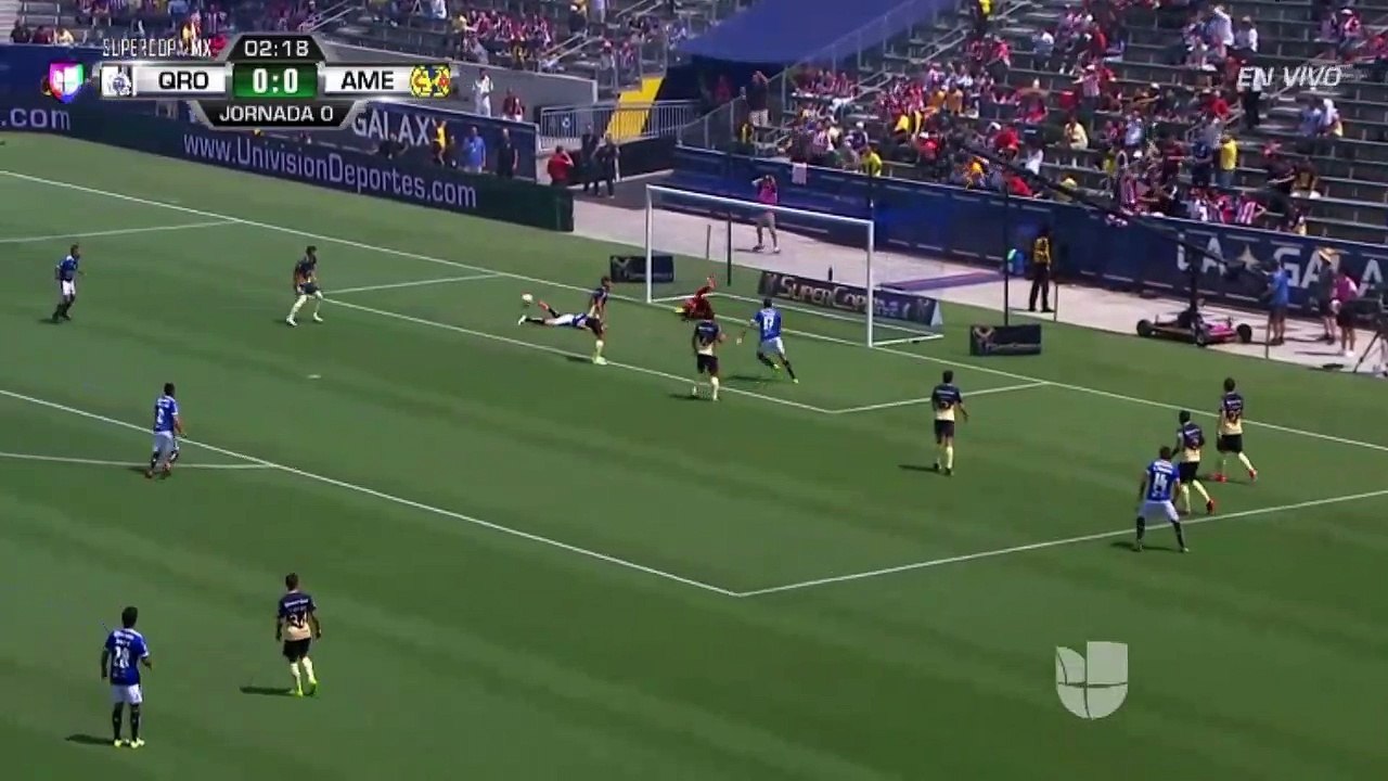 Supercopa MX - Queretaro vs Club America - Queretaro Hits the Post