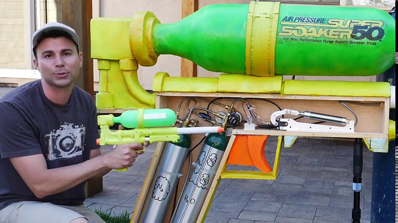 Eski NASA Mühendisinden Devasa Su Tabancası