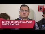 Confirma Guatemala extradición de Javier Duarte