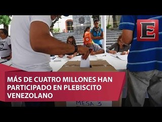 Arranca el plebiscito en Venezuela contra gobierno de Nicolás Maduro