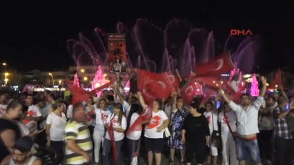 Muğla - Marmaris'te Demokrasi Nöbeti Devam Ediyor
