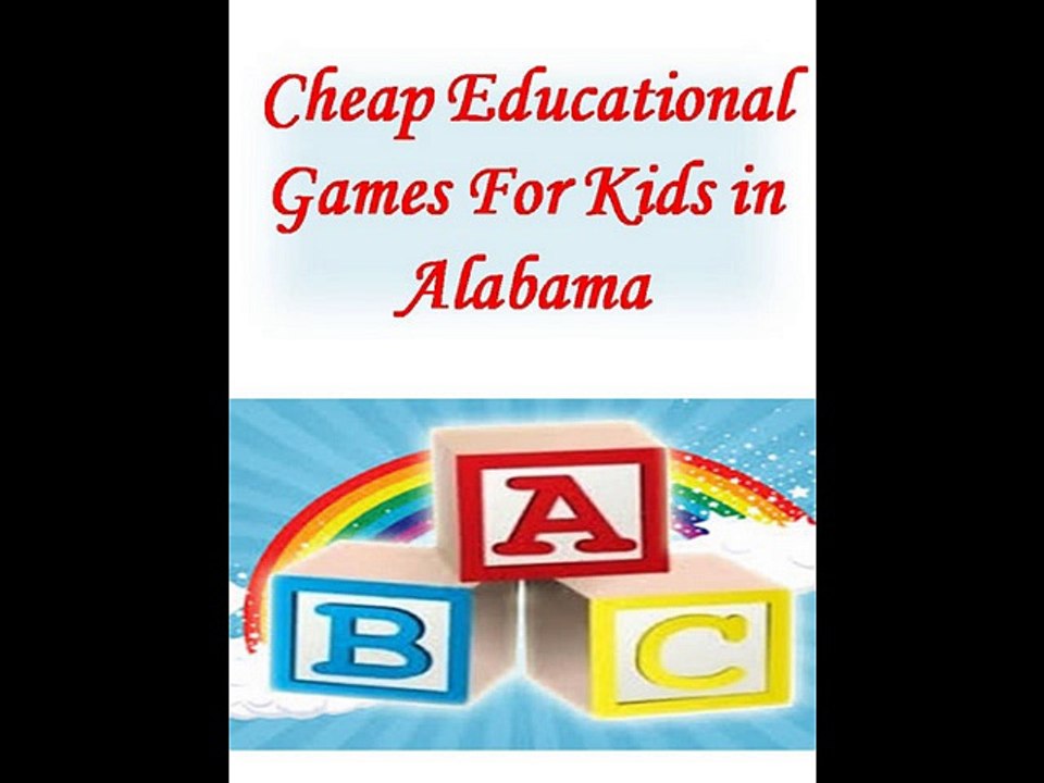Cheap Educational Games For Kids in Alabama