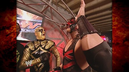 Kane, Bradshaw, Booker T & Goldust Backstage Interview 9/9/02