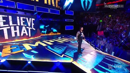 wwe Roman reigns brock lesner and Samoa joe segment