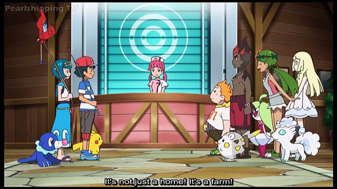 Lana Gets Asked If She's On a Date With Ash! Pokémon Sun & Moon Anime [English Subbed HD]