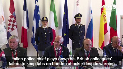 Italy plays down London attacker slipping through net
