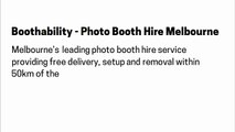 melbourne photo booth hire