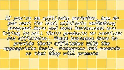 5 Unique Ways To Find The Best Affiliate Marketing Program