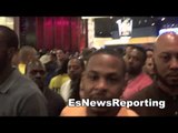 Deontay Wilder and fans post Mayweather vs Pacquiao!