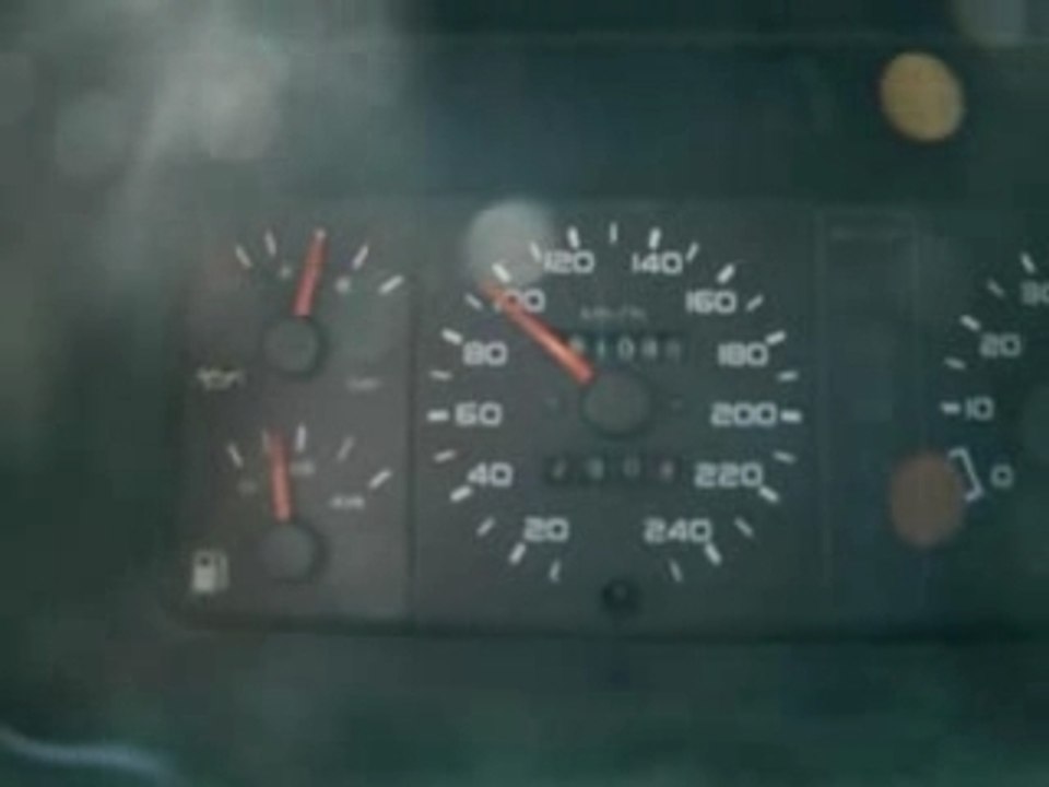 309 GTi-16  reprise de 80 à 150 km/h départ en 3