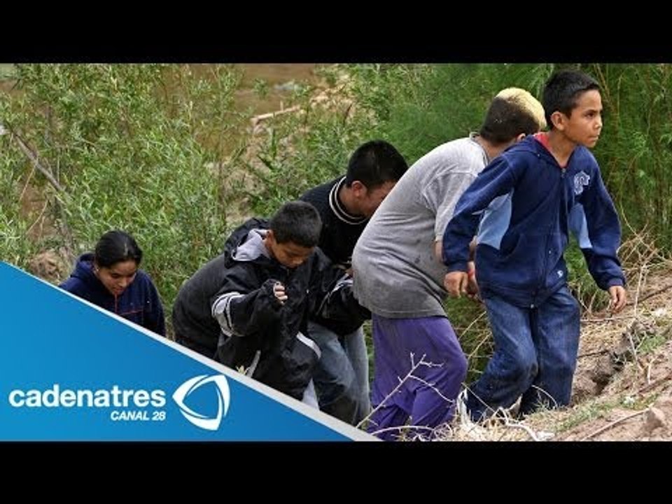 Niños quieren cruzar la frontera para encontrar a sus papás y alcanzar sus sueños