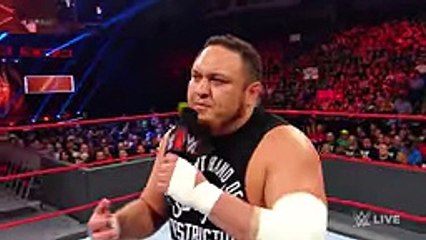Samoa Joe traps Paul Heyman