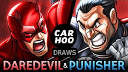 CARHOO Draws【Daredevil & Punisher】800k Subs Special