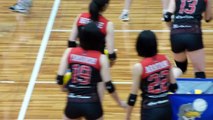 NEC 試合前練習　ＶＳデンソー　黒鷲旗　2017.5.3