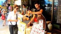 Street Foods Around The World 12 - Street Drinks In Thailand - Amazing Thai Tea Making - Street Food Cooking Skills