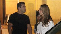 Salman Khan Escorts Iulia Vantur To Her Car At Alvira Khan's Birthday Bash