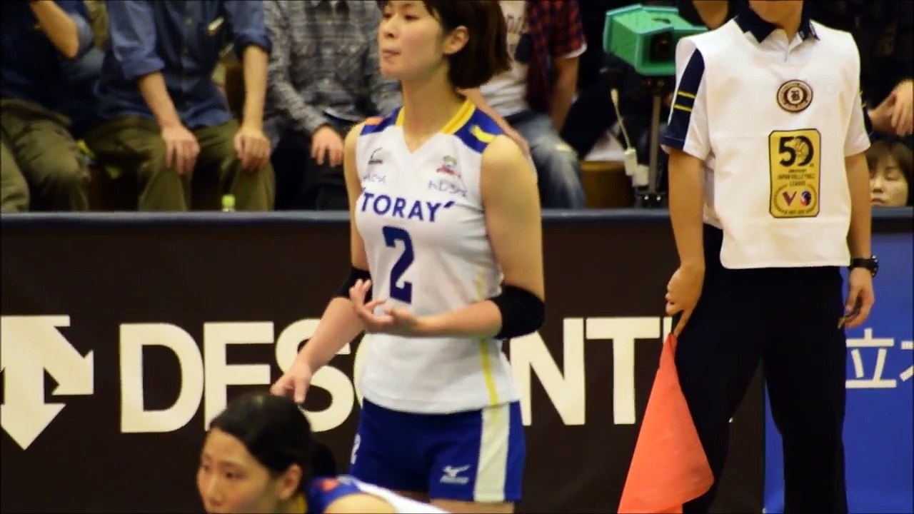 女子バレー　木村沙織（元全日本／元東レアローズ）☆リアルおっぱいバレー☆　乳揺れ⑤