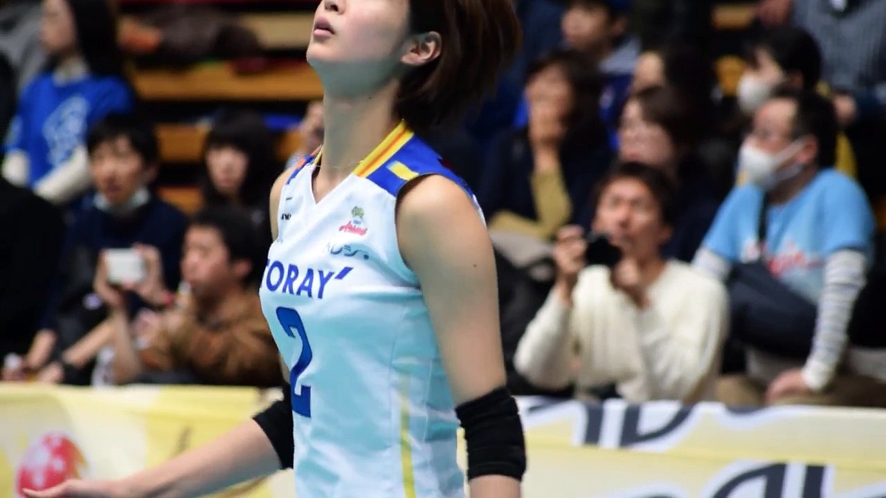 女子バレー　木村沙織（元全日本／元東レアローズ）☆リアルおっぱいバレー☆　乳揺れ⑧