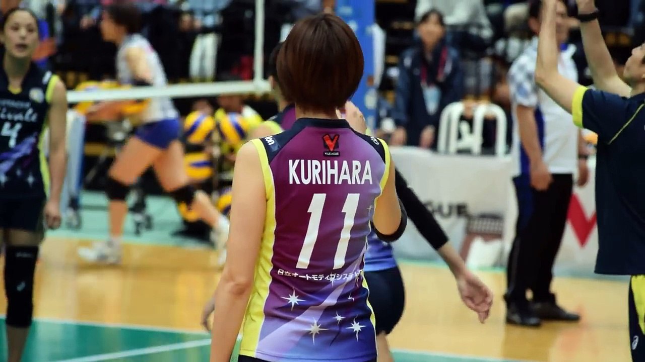 女子バレー　栗原恵　アタック練習
