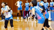 平谷里奈　KUROBEアクアフェアリーズ　女子バレーボール　チャレンジⅠ2016年2月13日