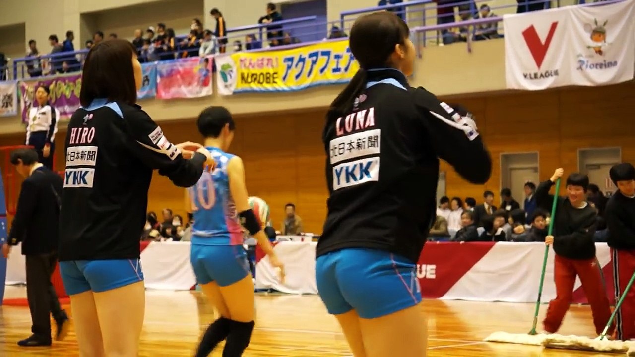 試合の合間の練習　（レラ留奈）