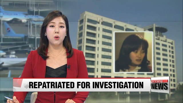 Daughter of late Sewol-ho ferry owner repatriated for investigation on embezzlement charges