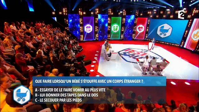 Michel Cymes recadre Franck Leboeuf hier soir dans Le test qui sauve sur France 2 - Regardez