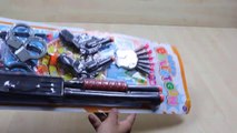 TOY GUNS FOR KIDS Playtime with Shotgun and Two Revolver Soft Bullet Guns