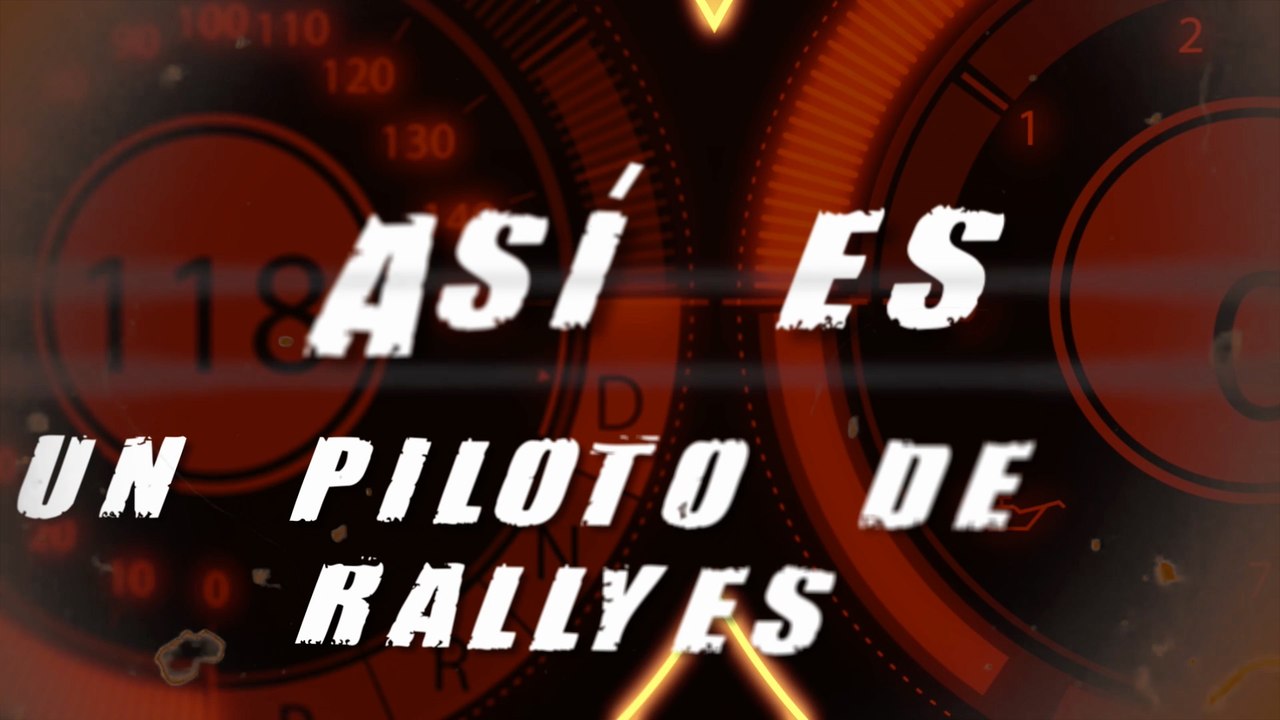 Así es un piloto de rallyes